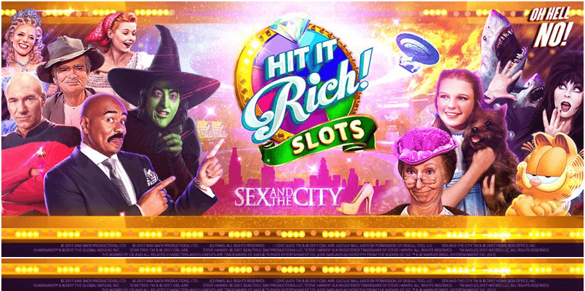 Hit it Rich application de jeu gratuit pour votre mobile