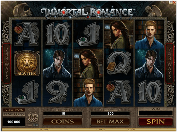 Le jeu de machine à sous Immortal Romance est le jeu le plus populaire au casino en ligne
