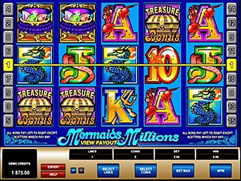Machine à sous Mermaid Millions Jackpot pour jouer en ligne