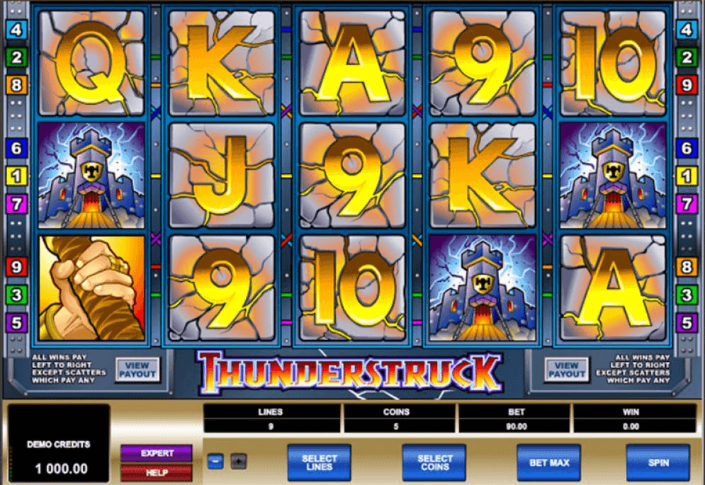 Machines à sous Thunderstruck pour jouer dans les casinos en ligne